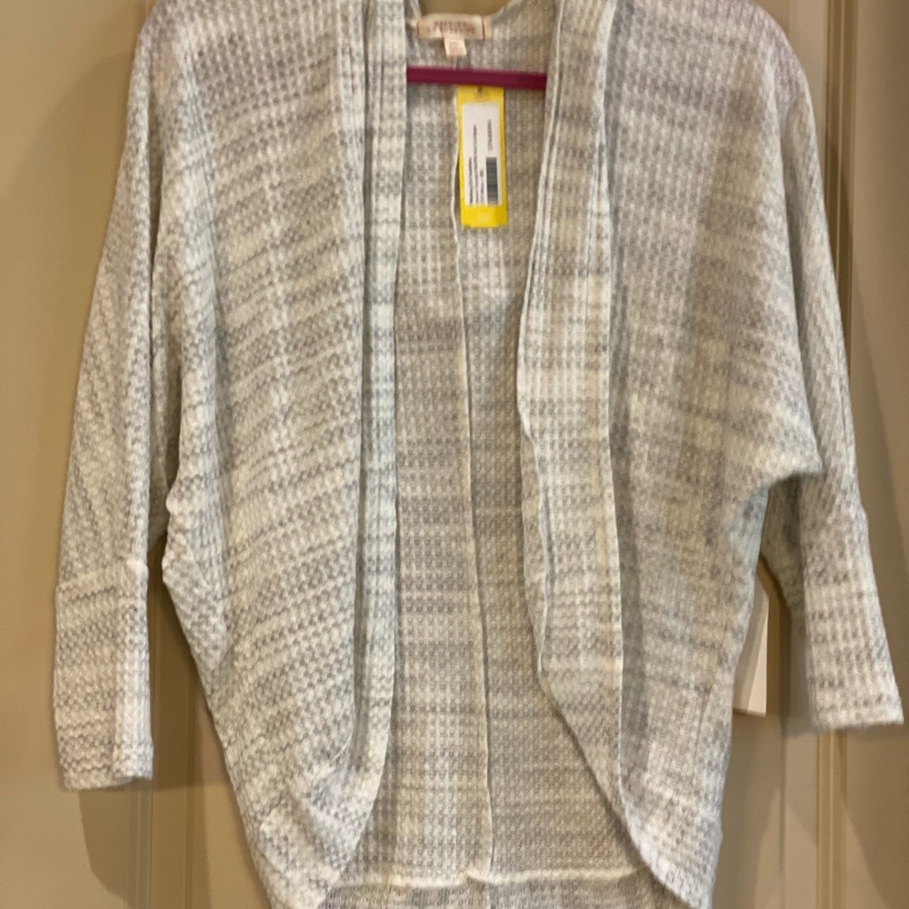 NWT Stitch Girls Janice Hooded Waffle knit cardigan!